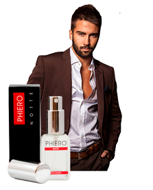 Perfume with pheromones for men